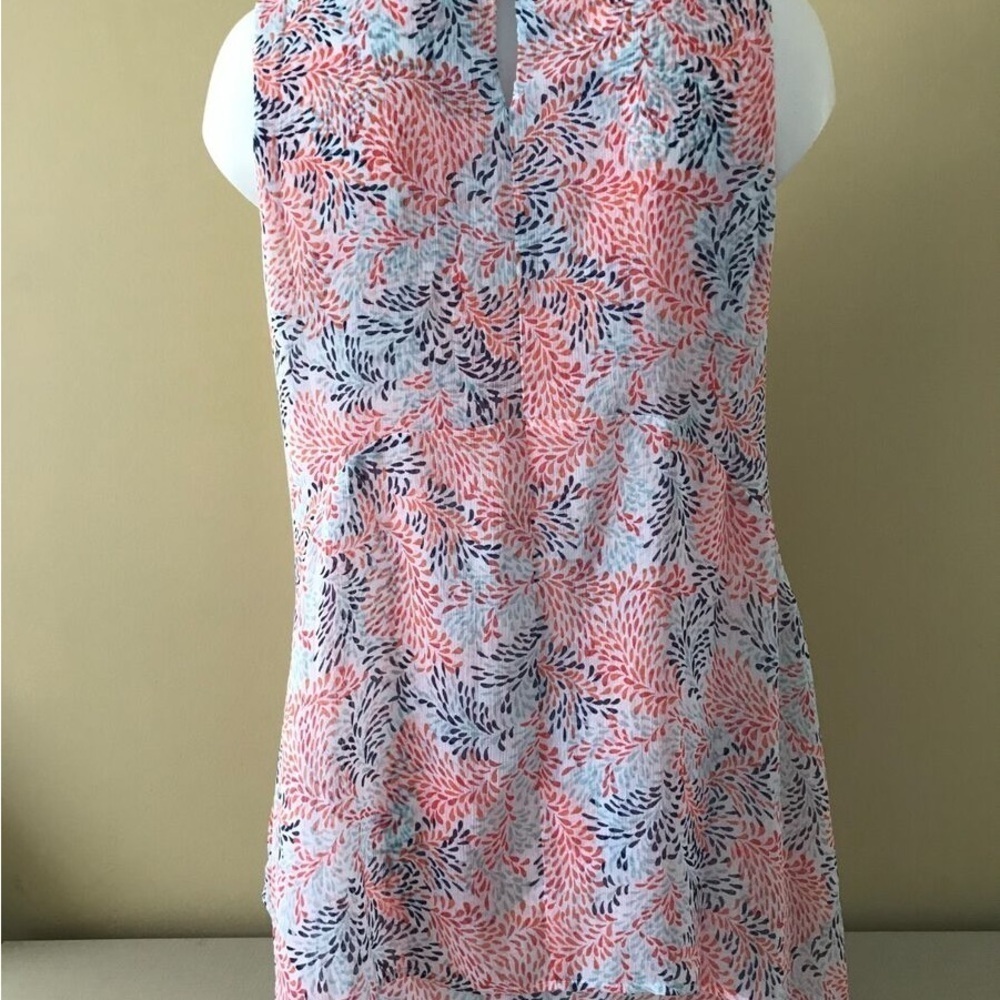 Fever Pink and Blue Sleeveless Relaxed Tank Top - Picture 2 of 7